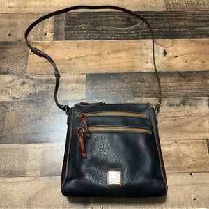 Dooney & Bourke Pebble Grain Large Peyton Triple Zip